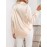 Solid Smoothly Shirt, Elegant Button Front Turn Down Collar Long Sleeve Shirt, Women's Clothing
