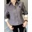 Button Front Embroidered Shirt, Casual Long Sleeve Shirt For Fall & Winter, Women's Clothing